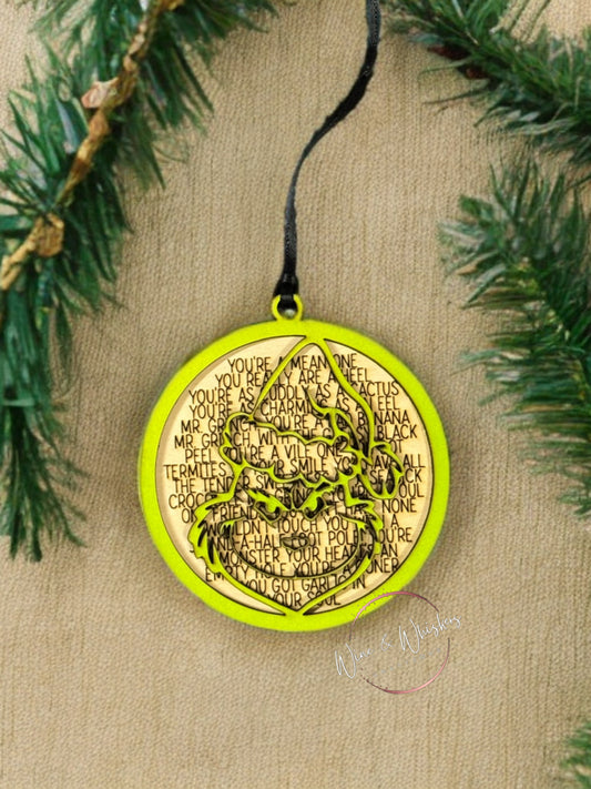 Grinch Ornament